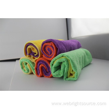 Colorful Cleaning Microfiber Cloth 2PCS